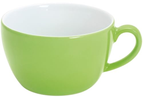 KAHLA 204708A72456C Pronto Colore Cappuccino-Obertasse 0,25 l fresh lime|hellgrüne Tasse aus Porzellan