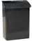 Signs & Numbers Galvanized Steel Newspaper Holder and Letterbox - Matt Black Finish