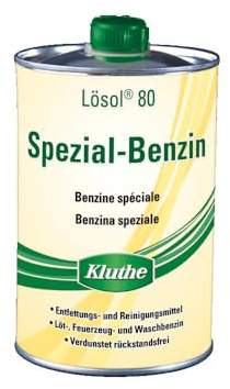 Kluthe 16602500060 Reinigungsbenzin 1l Dose, Entfettungs- und Reinigungsmittel, Reiniger Entfetter Waschbenzin