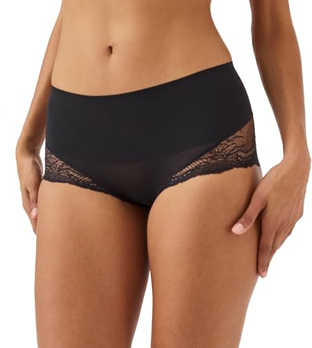 SPANX SPANXsupersmooth Undie-tectable Thong - Comfortable Core Control - Invisible Shapewear - Women No Show Thong Underwear - Very Black - X-Small