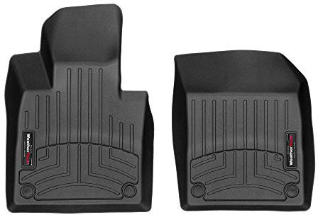 Passgenaue Fußmatten gummimatten passend für: Volvo XC60 2.Gen (Details NoFix 2.Reihe) 2017-19|Schwarz|1. Reihe Weathertech FloorLiner