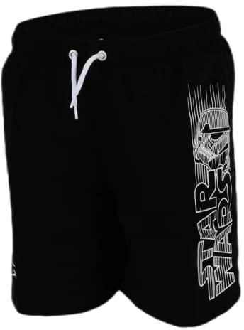 Speedo Boys Graphic Leisure Water Short - Black/White/Risk Red, 2X-Large