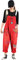 Bigassets Donna Stampato Salopette in jeans Tuta corta senza maniche Salopette di jeans tuta Style 4 Red