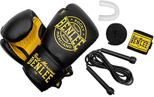 BENLEE Boxsport Starterset Starter Set Wingate 14 oz, Black