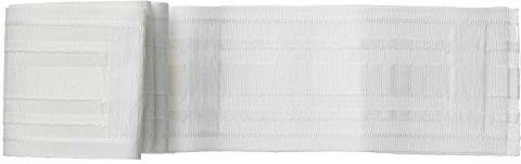 Curtain Accessory Kronill Gathering Heading Tape for Making Pleated Curtains,Width 3.3, Length 161, Curtain Pinch Tape Pull Pleat TapeWhite Polyester100%