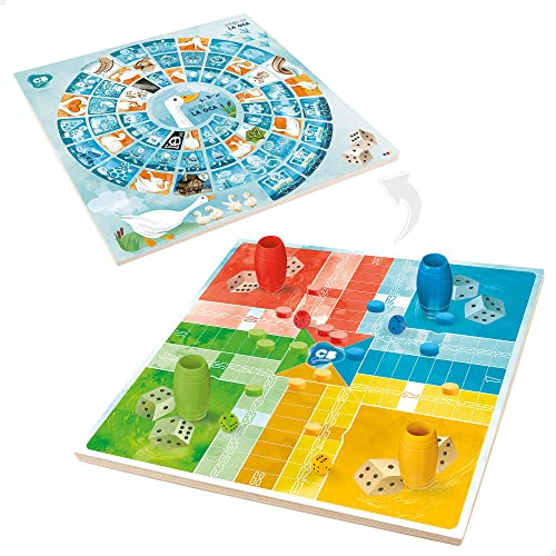 ColorBaby - Juego de parchís y oca de Madera CB Games