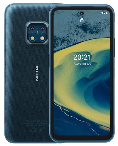 Nokia XR20 5G | Android 11 | Unlocked Smartphone | Dual SIM | US Version | 6/128GB | 6.67-Inch Screen | 48MP Dual Camera | Polar Night,Blue