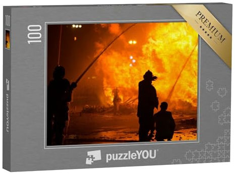 puzzleYOU: Puzzle 100 Teile „Feuerwehr im Einsatz“ – aus der Puzzle-Kollektion Feuerwehr