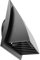 5'' Inch / 125 mm Exhaust Hood Vent with Rain Cover, Anthracite/Black, Indoor and Outdoor Air Vent Cover, HVAC Exhaust Vent Duct Cover Cap