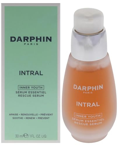Darphin Intral - Inner Youth Rescue Serum Siero Rigenerante, 30ml Kamille,Pfingstrose,Rosa