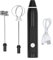 Hand Blender, Cordless Electric Milk Frothers Automatic Cream Blender with 2 Eggbeater Heads(A)