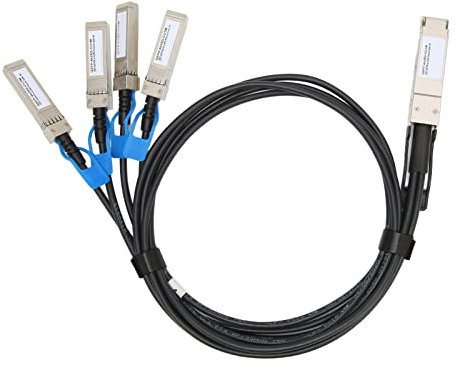 Câble Dac 100G Qsfp28, Interfaces Qsfp28 à 4 SFP28, Protection Contre Les Blindages Multi Couches, Distance de Transmission 1 M, Composants Optiques à Noyau Importé, pour Équipement Big Data