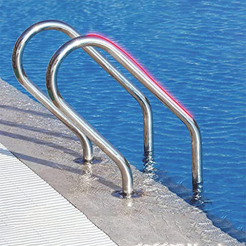 FABIIA Professional Pool Ladder,1.2Mm Wall Thickness, for in Ground Pools Heavy Duty 2/3 /4/5-Step Pool Step Ladder, Weight Capacity 440Lbs, Silver/Silver/Sf-315