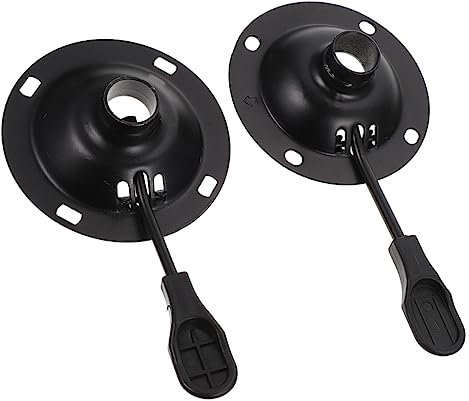 NUOBESTY 2pcs Metal Swivel Base for Office Chairs Tilt Control Plate Easy Installation Replacement Parts for Desk and Rolling Chairs