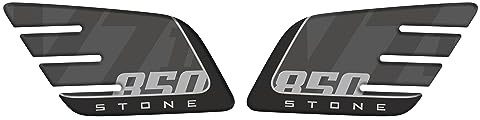 PROTEZIONI LATERALI ADESIVE RESINATE EFFETTO 3D compatibili con Moto Guzzi Stone V7 850