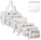 Aucuu Borse Da Toilette Trasparente, 6 Pezzi Beauty Case Trasparente, PVC Trousse da Viaggio Impermeabile, Borsa Cosmetici da Viaggio, Cosmetici Trucco Portatile per Bagno, Piscina, Aereo