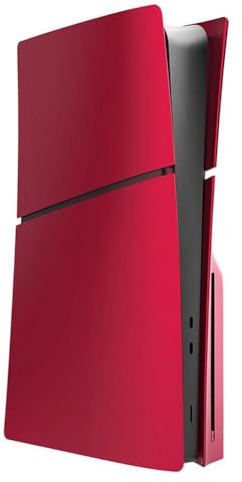 Coque de console PS5 Slim, version optique/numérique, coque de rechange pour PS5 Slim, anti-rayures, anti-poussière, protection latérale pour PS5 Slim Digital Edition