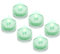 sourcing map Submersible Bright LED Tea Light, Green Waterproof Flameless Candles for Party Wedding Festivals Decor, Pack of 6