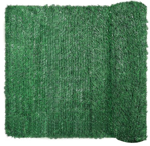 Coradoma Künstliche Hecke Sichtschutz in 5 Größen | 160x300cm | Ideale Sichtschutzmatte für Balkon, Garten und Terrasse | natürlicher Zaun Sichtschutz Balkonsichtschutz Lärmschutz Windschutz