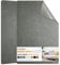 Azobur Couch-Patch-Reparaturstoff, Mikrofaserstoff, selbstklebend, für Sofa-Reparatur und Polsterung, 2 Stück, 24,1 x 27,9 cm (Grau)