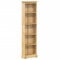 vidaXL Bücherregal, Standregal mit Stauraum, Wandregal Regal für Dekorationen Bilderrahmen Wohnzimmer, Büroregal Aktenregal, Massivholz Kiefer