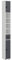 kleankin 180cm Tall Bathroom Cabinet, Slim Bathroom Storage Cabinet with 4 Open Shelves, 2 Door Cupboards and Adjustable Shelves, White and Grey