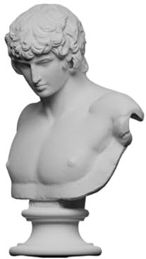 Antinous Bust Statue Griechische Handgefertigte Museum Replik Marmor Skulptur
