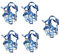 BESPORTBLE 5pcs Indoor Dog Muzzle for Chewing and Barking Breathable Prevents Biting and Eating Unclean Food and Suitable for Training and Outdoor Use