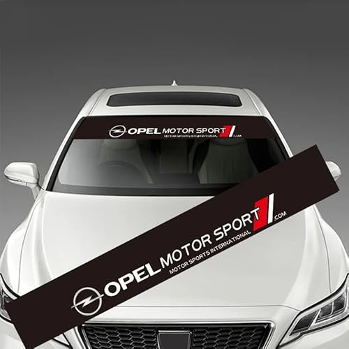 AUJSHDH Auto Windschutzscheibe Aufkleber, für Opel Corsa F/Astra L/Grandland X 2020-2023 2024 Auto Vorne Heckscheibe Windschutzscheibe Aufkleber Windschutzscheibe Banner Aufkleber