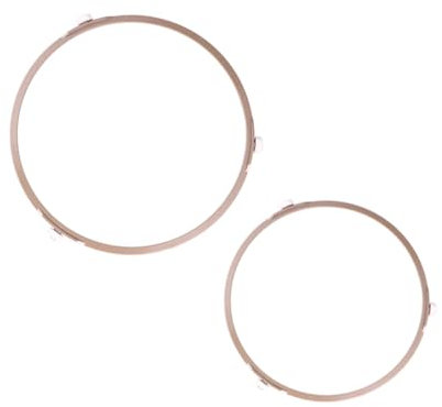 HOLIDYOYO 2piezas Platos De Vidrio Para Microondas Soporte Giratorio Anillos De Rueda Accesorios Para Horno Para Calentar y Cocinar Alimentos