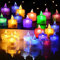 Joycabin Lot de 24 bougies chauffe-plat LED sans flamme - Bougies votives - Bougies électriques à piles - Bougies chauffe-plat durables pour mariage, décoration de fête de Noël - Multicolore