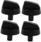 HOLIDYOYO Stove Knobs Replacement Kit Adapters Compatible Ovens and Ranges Control Knobs for Gas Cookers and Stoves Easy to Install Black