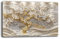 Quadro Moderno soggiorno ALBERO della VITA Astratto Quadri moderni da Parete grande Stampa su tela Canvas Decorazione Murale muro Arredo Camera da letto Salone (12, 40x70 cm)