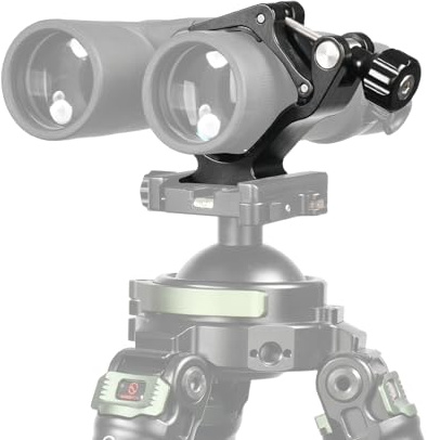 CC-10 Binocular Mount Clamp for Triopd with Arca Swiss Adapter, Compatible 1/4-20 and 3/8-16 Screw