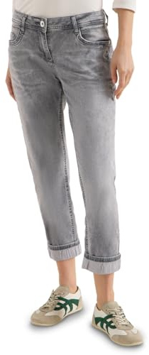 Cecil Damen Mid Waist Straight Leg Jeans im Casual Fit 3818076