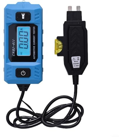Digitaler Auto-Stromprüfer 12V, Auto Leckageanalysator, Strommessgerät Mit Display, Genauigkeit 0,01A–19,99A, Kompakt Und Tragbar, Kunststoff, Für Fahrzeugfehlererkennung