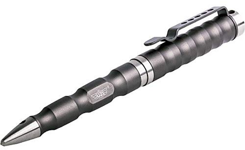 Uzi Deluxe Tactical Pen mit Glasbrecher, Gun Metal