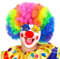 W WIDMANN MILANO Party Fashion 74590 - Kinderperücke Clown, bunt, Zirkus, Mottoparty, Karneval