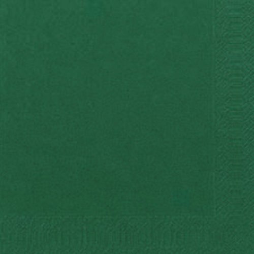Duni 250 Zelltuch Servietten Jäger-Grün 33cm x 33cm