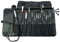 Fantasia Make Up Pinsel Set 14-teilig, Professionelles mit 3 Ersatz Applikatoren, hochwertiges Schminkpinsel Set Naturhaar – in Kunstledertasche, schwarz