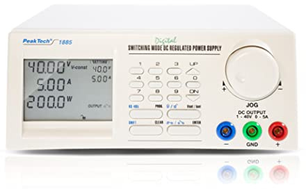 PeakTech P 1885, Progr. DC-Schaltnetzteil mit RS-232 C + RS-485, 1-40 V/0-5 A DC