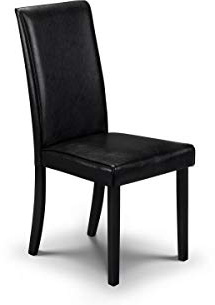 Julian Bowen Set Of 2 Hudson Dining Chairs - Black