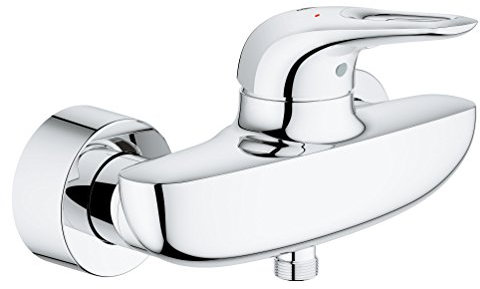 Grohe 33590003 Eurostyle New Miscelatore Monocomando per Doccia, Leva Aperta, Cromo