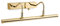 Firstlight LED Picture Light with Dimmer Switch, Polished Brass