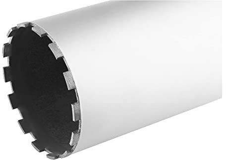 MSW Scie Trépan Diamant Scie Cloche Diamantée Foret Carottage MSW-DCD-300/202 (Acier et revêtement diamanté, Ø 202 x 300 mm, 90 HRC, Raccord fileté : 1 1/4)