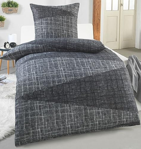 DreamHome Warme Winter Mikrofaser Termo Fleece Bettwäsche 135x200 155x220 200x200 für die Kaltejahreszeit Modern, Größe:200 x 200 cm, Design - Motiv:Design 1
