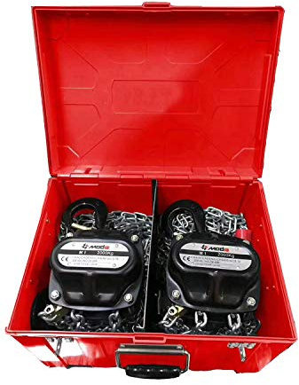 Mode Manual Hand Lifting Chain Block Hoist 2 Pieces 2TON 4400LBS Capacity with 30ft. Chain¡