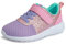 Mädchen Schuhe Kinder Turnschuhe Glitzer Sportschuhe Laufschuhe Hallenschuhe Sneakers Klettverschluss Tennisschuhe Festliche für Jugendliche,23 EU,Violett Pink
