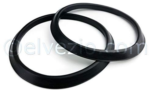 Guarnizioni anelli fari anteriori Compatibile con Fiat 500 F/R d'epoca