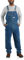 Carhartt Salopette da uomo in denim a vestibilità larga, Darkstone, 50 Big US, pietra scura